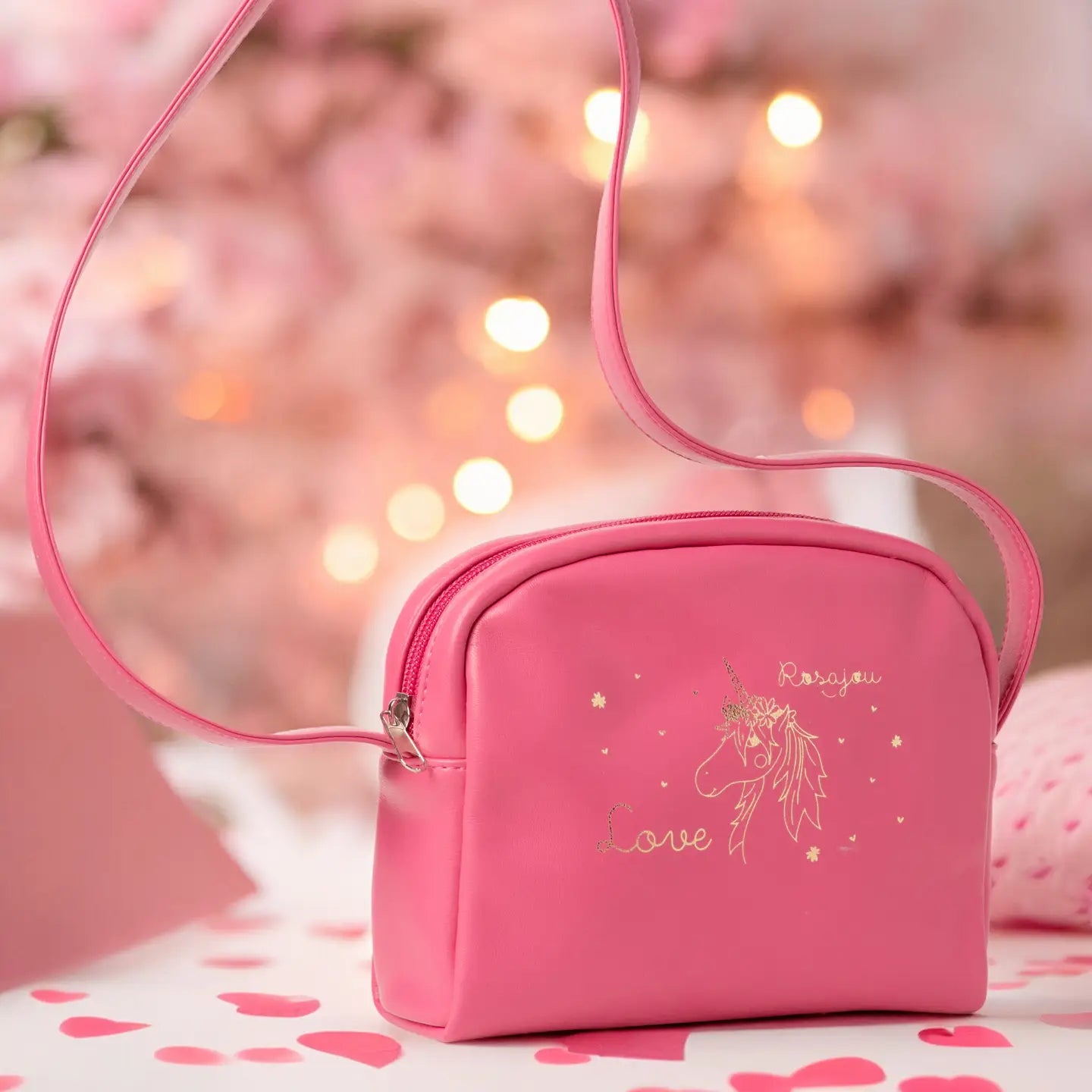 Vegan Makeup Set - Pink Bag