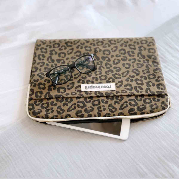 Laptop sleeve 13" / 14" - Graou Olive