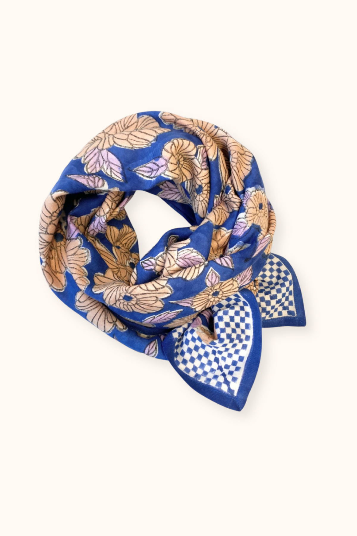 Foulard LATIKA - Bloom Bleu Klein