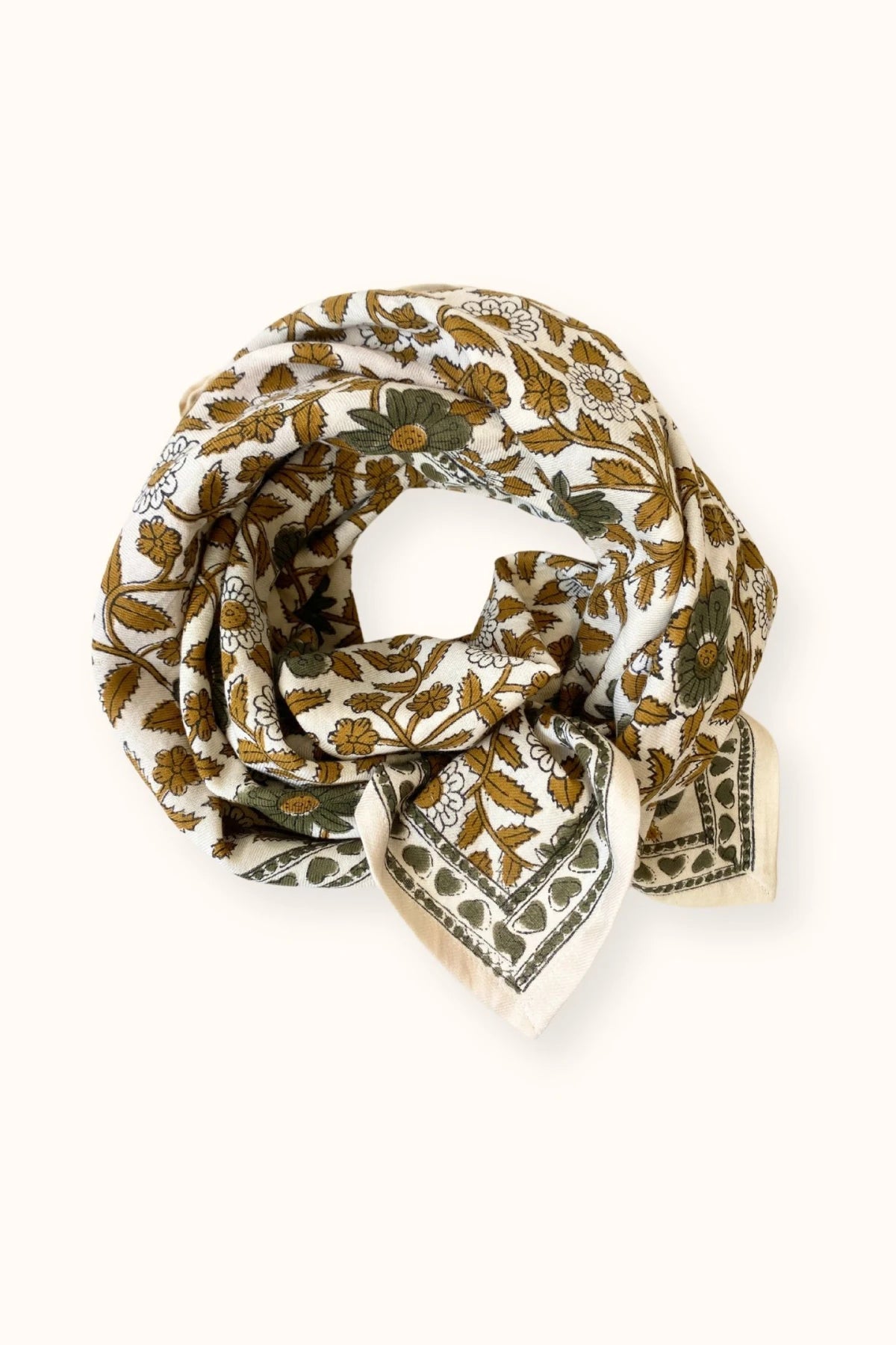 Foulard LATIKA - Coeur macadamia