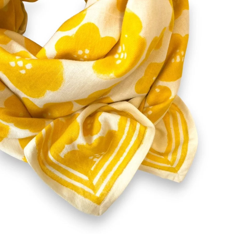 Foulard LATIKA - Flora Bold Citron