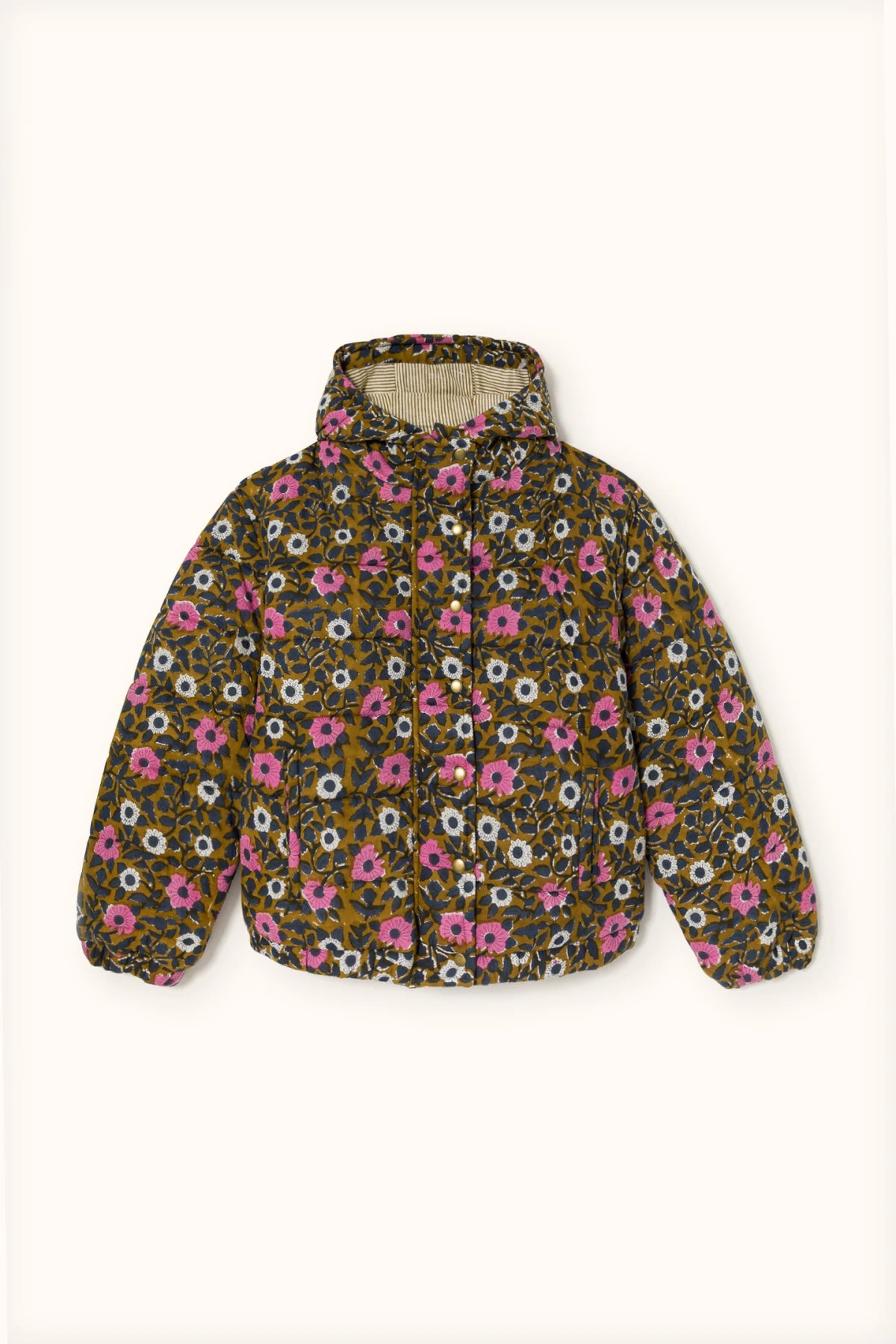 Aditi Puffy jacket - Tapenade heart