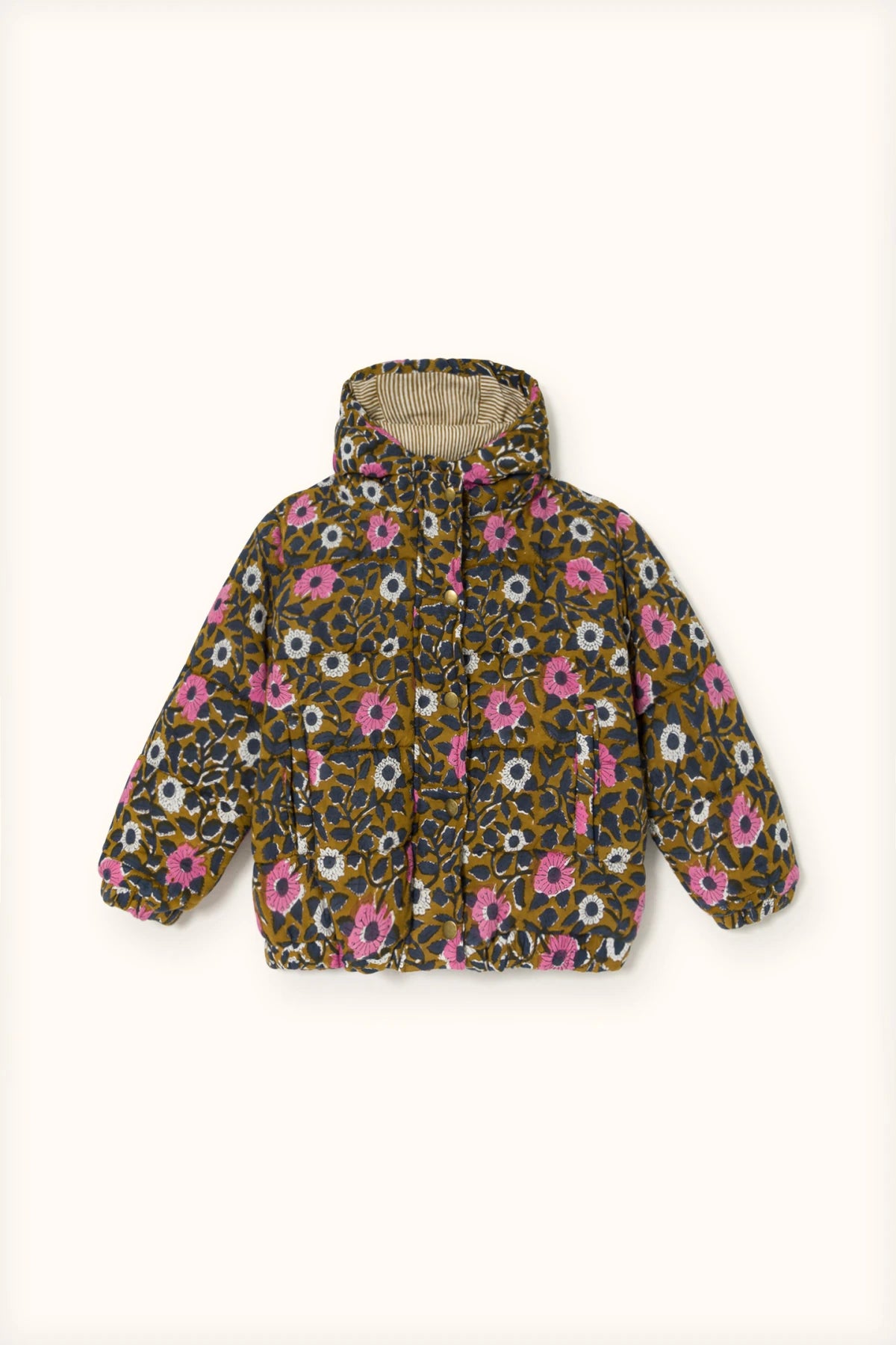 Feli Children's Puffy Jacket - Tapenade Heart