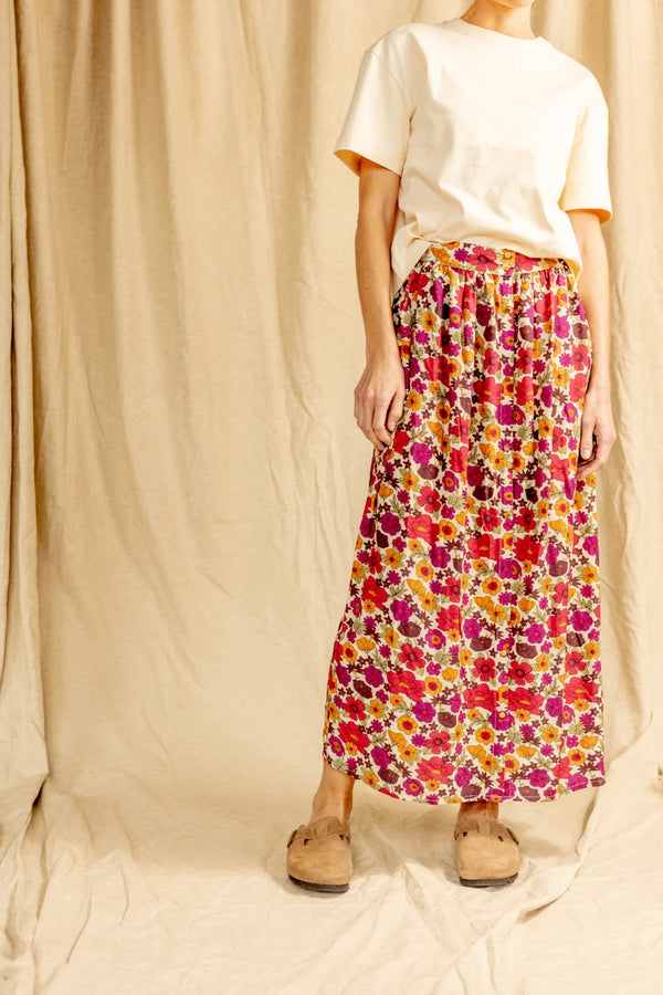 Neela Skirt - Tulip Storm / Tulip Khaki