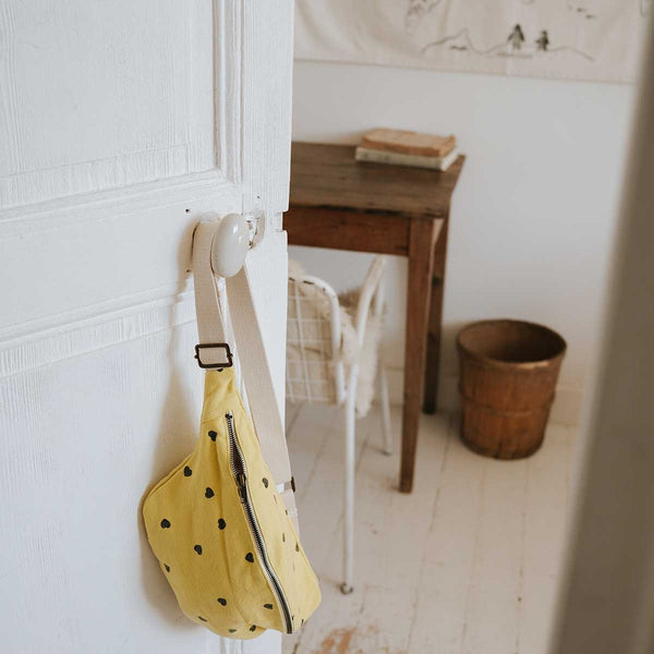 Belt bag - Heart Lemon Yellow