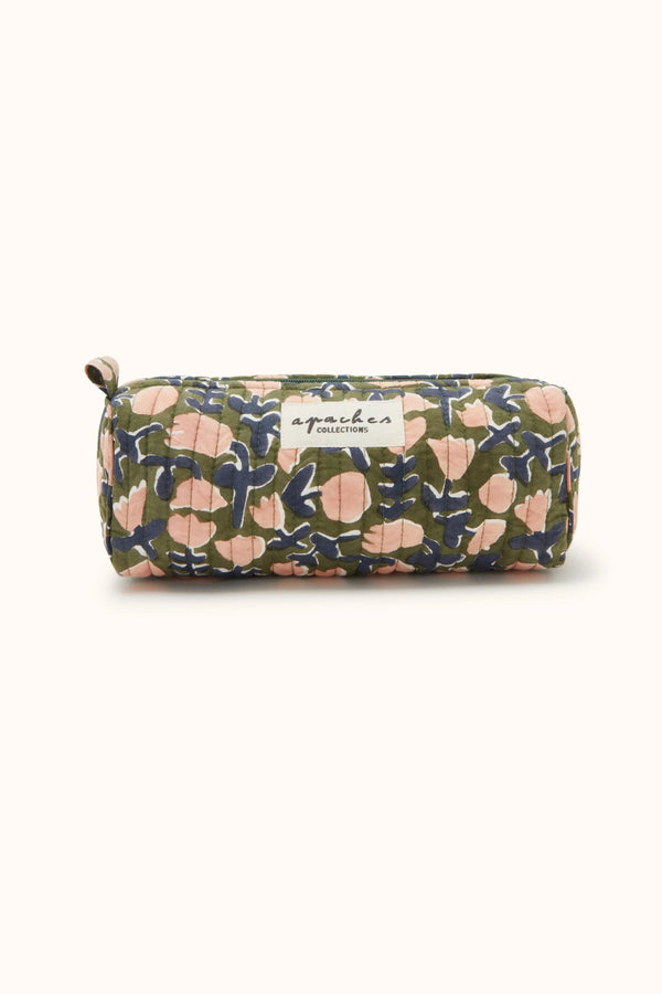 OPAL pencil case - Khaki Tulip