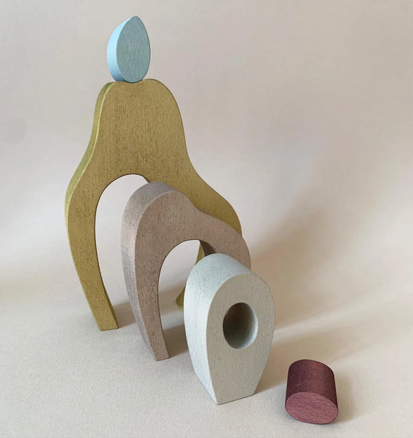 Wooden stacking toy - Pear